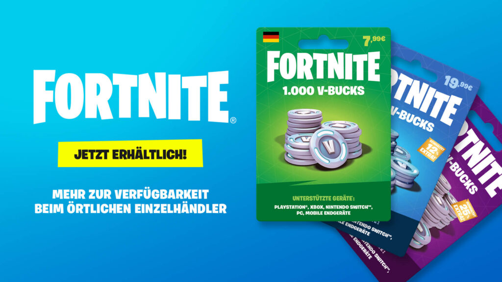 VBucks lokal kaufen